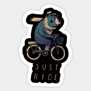 just ride Sticker